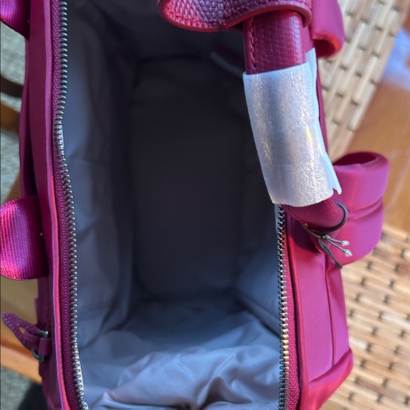 NWT Irma framed Tumi Backpack - dark sherry color - Picture 4 of 5